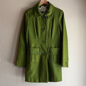 Tulle Green Women's Pea Coat